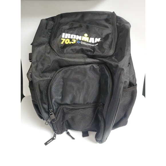 IRONMAN 70.3 Mont-Tremblant Quebec Event Backpack Black Large NEW